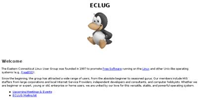 ECLUG original main page