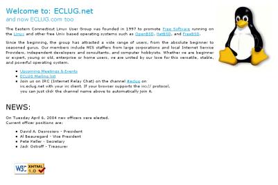 ECLUG new main page